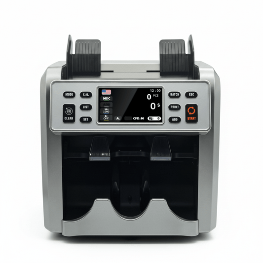 CASH FITNESS SORTING COUNTING MACHINE NY-1100 (Double Pocket) - newways